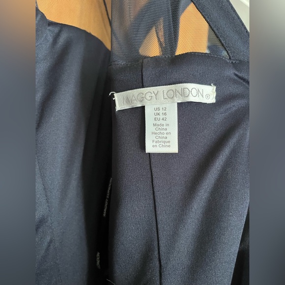 Maggy London Blue Sheath Dress - Picture 2 of 3